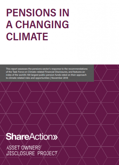 Pensions Changing Climate Cover